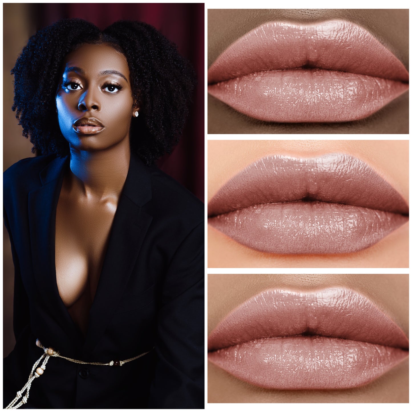 Kiss Tint Lipstick - Toffee Coffee