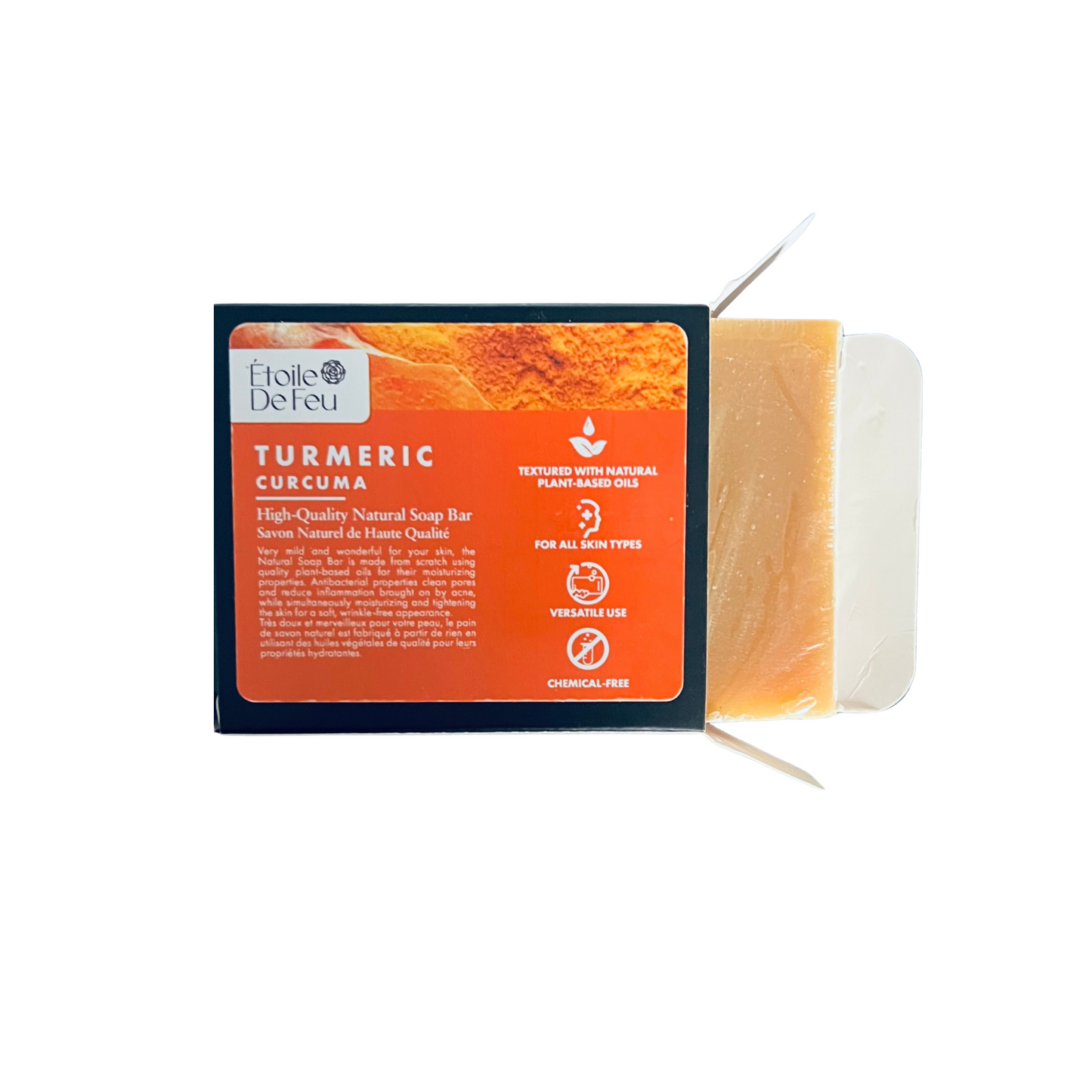 Turmeric High-Quality Natural Soap - 4.4 oz: A Luxurious Bathing Experience with Natureās Finest Ingredients šæ