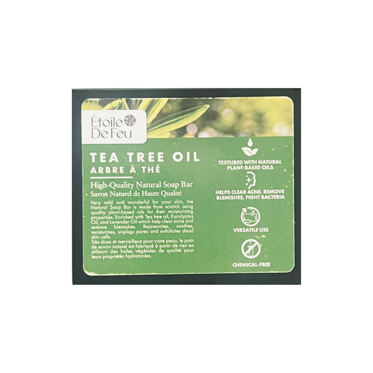 Tea Tree High-Quality Natural Soap - 4.4 oz: Purify, Soothe, and Rejuvenate